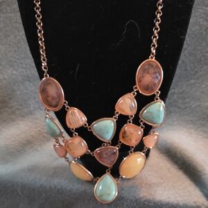 Elegant Multi-Stone Necklace